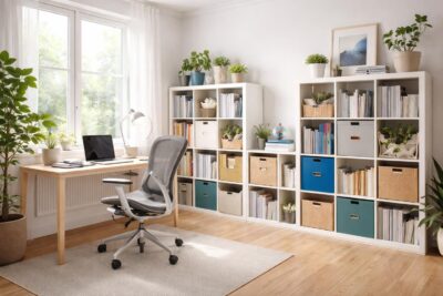 découvrez comment aménager un bureau inspirant pour étudiants grâce aux meubles modulables ikea kallax et herman miller, alliant fonctionnalité et design pour un espace de travail optimal.